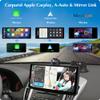 Carpuride W903 Wireless Carplay & Android Auto with Dash Cam - 9.3" HD IPS Touch Car Play Screen for Car, 4K Front & 1080P Rear Camera, Loop Recording, Bluetooth Audio, Mirror Link, GPS, Siri view 2