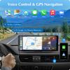 Carpuride W903 Wireless Carplay & Android Auto with Dash Cam - 9.3" HD IPS Touch Car Play Screen for Car, 4K Front & 1080P Rear Camera, Loop Recording, Bluetooth Audio, Mirror Link, GPS, Siri view 4