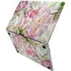 Cavka Vinyl Decal Skin Compatible for MacBook Pro 16 M3 M2 M1 14 2023 Air 15 2022 Retina 2020 Air 13 Mac 12 Petals Spring White Peony Lush Cute Design Print Sticker Fresh Cover Flowers Laptop view 2