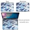 Cavka Vinyl Decal Skin Compatible for MacBook Pro 16 M3 M2 M1 14 2023 Air 15 2022 Retina 2020 Air 13 Mac 12 Pattern Ocean Sticker Animal Sea Design Laptop Water Print Whale Trendy Cover Blue view 3