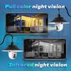 MCJ 2K / 3MP Light Bulb Security Camera, 5G & 2.4G WiFi Security Camera Wireless Outdoor Indoor 360 Camera for Home with Color Night Vision Motion&Siren Alert Auto Motion E27 Socket, IK500 view 4