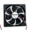 JZK DC 12V cooling fan 12cm, 12025 Low Noise dual-ball bearing hydraulic fan, 120mm brushless fan for ice machine, fan heater, cooler, PC case fan, 120x25mm view 3