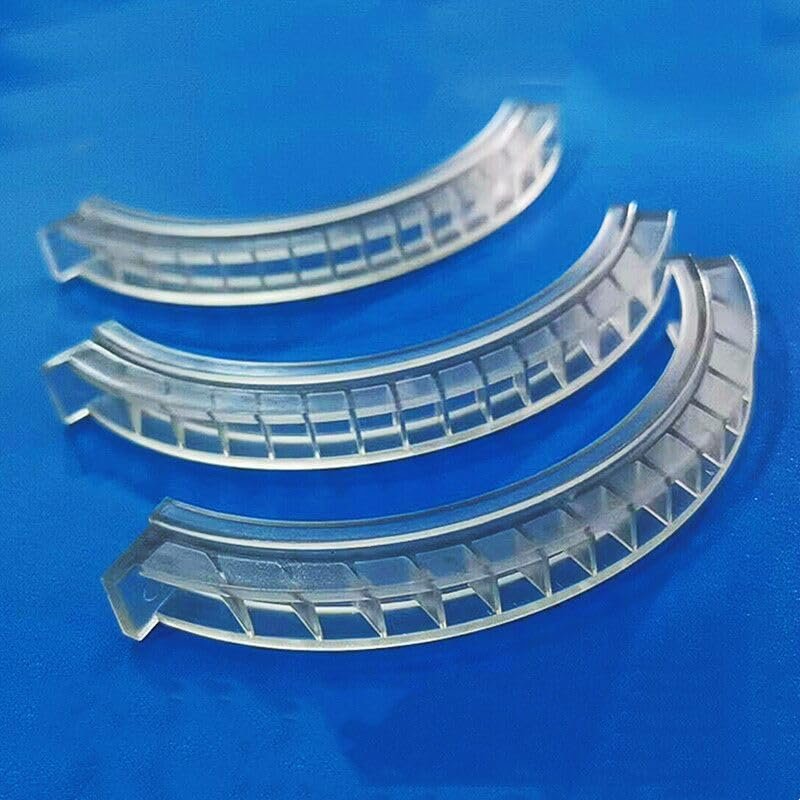 100Pcs Milling Clip Dental Zirconia Disc Clips Porcelain Disk Clamps Clear Color