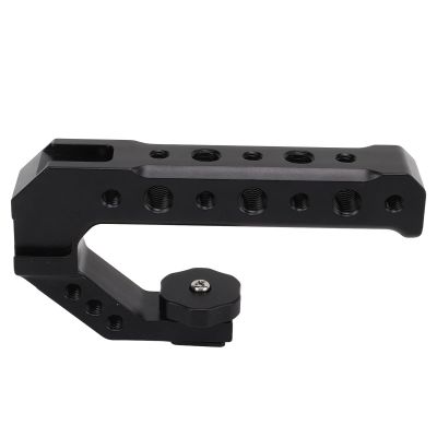 Top Handle, Camera Top Handle Grip, DSLR Cage Handle with 1/4" 3/8" Threads, Video Rigfor Mount Camera with Microphone/Light/Monitor