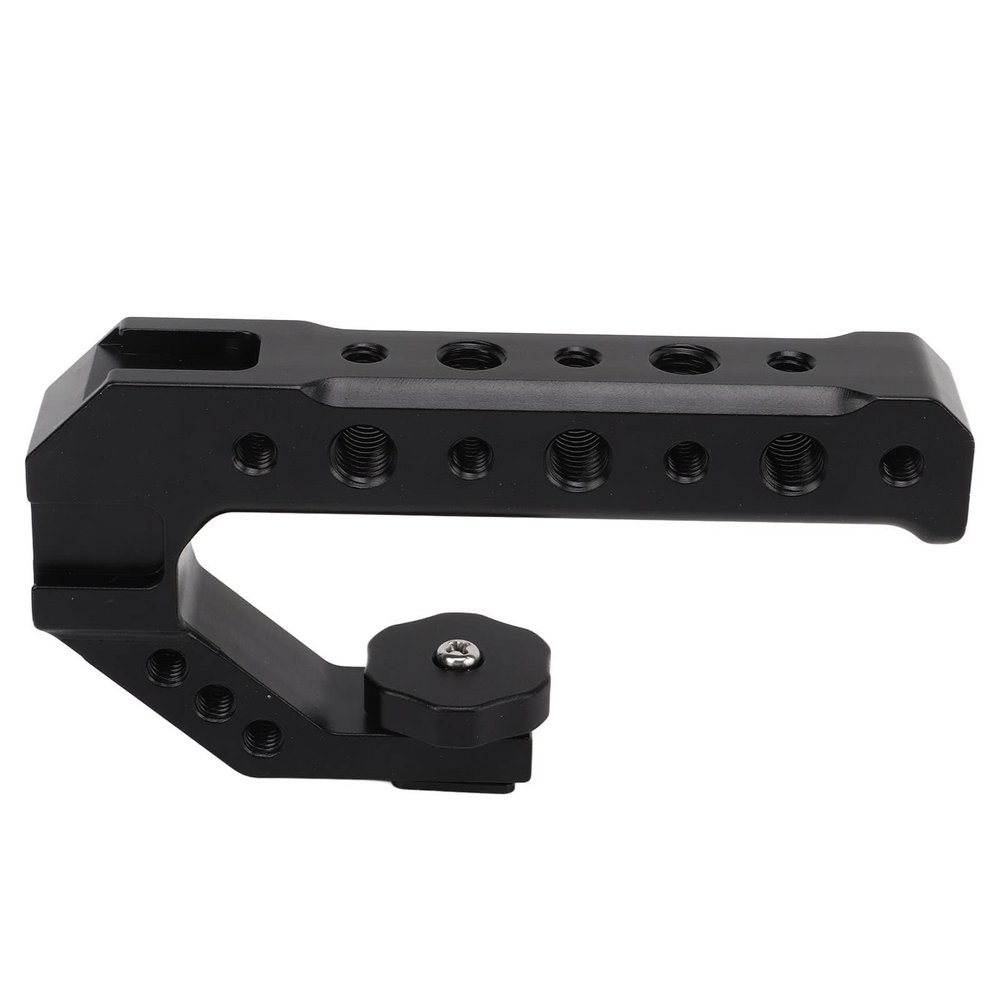 Top Handle, Camera Top Handle Grip, DSLR Cage Handle with 1/4" 3/8" Threads, Video Rigfor Mount Camera with Microphone/Light/Monitor