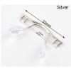 BREAKA 10 Pieces of Frameless Glasses Frame Replacement, Stainless Steel Glasses Tissue with Nose Mat (Color : Grey) view 2