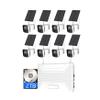 8CH 4MP Wireless Solar Power Security Camera System with 2TB Hard Drive, Outdoor WiFi Solar Energy Surveillance Camera Kit with 2-Way Audio, Motion Detection view 1
