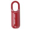 Portable Fingerprint Padlock, Keyless Fingerprint Lock, Security Mini Smart Lock, USB Rechargeable Digital Padlock, Suitable for Gym, Sports, Bike, School, Fence and Storage (Red) view 1