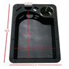 Baldwin Iron Works Recessed Trolling Motor Foot Pedal Pan Tray (Tray Plus 8 Inch Graph Mount) view 3