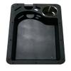Baldwin Iron Works Recessed Trolling Motor Foot Pedal Pan Tray (Tray Plus 5 Inch Graph Mount) view 1