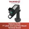 DCCStands Dejavoo Z3/Z6 7" Key Locking Pole Mount Stand for HW # v1.3 view 2