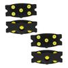 Kisangel 2 Pairs 5 Non-Slip Shoe Covers Crampon Trekking Camping Things Camping Supplies Hiking Gear Anti-Slip Shoe Cover Shoe Grippers Optional Non-Slip Shoes Steel Nail view 1