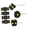 Kisangel 2 Pairs 5 Non-Slip Shoe Covers Crampon Trekking Camping Things Camping Supplies Hiking Gear Anti-Slip Shoe Cover Shoe Grippers Optional Non-Slip Shoes Steel Nail view 3