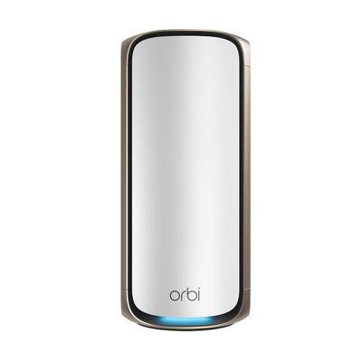 NETGEAR Orbi 970 Series (RBE970) Quad-Band WiFi 7 Mesh Add-on Satellite - Works with Existing 970 Series (973/972/971S), Security Features, Covers up to 3,300 sq. ft., BE27000 802.11be