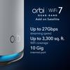 NETGEAR Orbi 970 Series (RBE970) Quad-Band WiFi 7 Mesh Add-on Satellite - Works with Existing 970 Series (973/972/971S), Security Features, Covers up to 3,300 sq. ft., BE27000 802.11be view 2