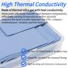 50Pcs Heat Conduction Sheet Motherboard Phone Thermal Conductive Silicone Pad Computer Heat, Computers & Accessories 30mm*30mm*2mm for Laptop Heatsink/GPU/CPU/LED Cooler view 2