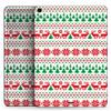 DesignSkinz - Compatible with iPad mini 6th Gen - Skin Decal Protective Scratch Resistant Vinyl Wrap - Knitted Ugly Christmas Sweater V2 view 2