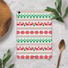 DesignSkinz - Compatible with iPad mini 6th Gen - Skin Decal Protective Scratch Resistant Vinyl Wrap - Knitted Ugly Christmas Sweater V2 view 4