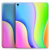 DesignSkinz - Compatible with iPad 1st Gen - Skin Decal Protective Scratch Resistant Vinyl Wrap - Abstract Neon Wave V5 view 2