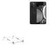 BoxWave Stand and Mount Compatible with HTC Wildfire E3 Lite - Pocket Aluminum Stand 3-in-1, Portable Multi Angle Viewing Riser - Metallic Silver view 1