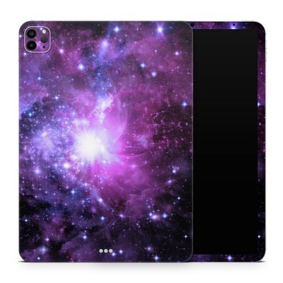 DesignSkinz - Compatible with iPad 1st Gen - Skin Decal Protective Scratch Resistant Vinyl Wrap - Violet Glowing Nebula