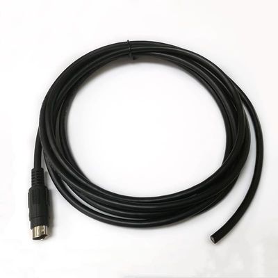 Applicable GT10-C30R4-8P Touch Panel GT1020, GT1030 and FX Series Loose Cable PLC Communication Cable Black Length 3 Meters