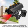MUNEFE Dummy Fake Security Camera, Security CCTV Dome Camera, Solar Powered Fake Security Camera for Home Security Outdoor(Without Batteries) view 2