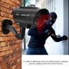 MUNEFE Dummy Fake Security Camera, Security CCTV Dome Camera, Solar Powered Fake Security Camera for Home Security Outdoor(Without Batteries) view 3
