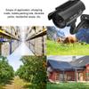 MUNEFE Dummy Fake Security Camera, Security CCTV Dome Camera, Solar Powered Fake Security Camera for Home Security Outdoor(Without Batteries) view 4