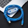 for USB-MC Data Download Communication Cable MC80 MC100 MC200 MC280 and Other Series PLC Programming Cable Gold-Plated Model Blue Length 3 Meters view 2