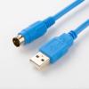 for USB-MC Data Download Communication Cable MC80 MC100 MC200 MC280 and Other Series PLC Programming Cable Gold-Plated Model Blue Length 3 Meters view 3