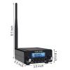 BaseWish 0.5W 0.1W Long Range FM Transmitter with LCD & 3.5mm Audio Cable - Ideal for Drive-in Church, School & Supermarket Events, Light Shows & Fireworks Display - Black view 2