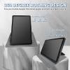 BFSEROBJ Case for 6 inch Kindle Paperwhite 10th Generation 2018/Kindle Paperwhite E-Reader Edition 360 Rotating Degree Stand Lightweight Smart Cover with Auto Wake/Sleep,Butterfly Flower Leaf view 3
