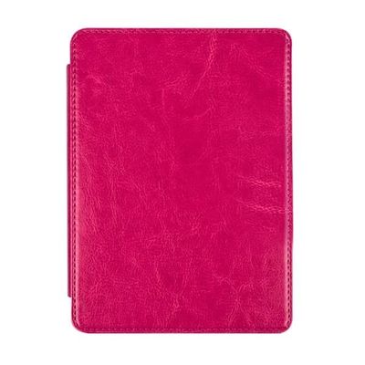 DRENGE Case Compatible with Kindle 4/5 Model D01100 PU Leather Folio Cover for Kindle Basic 4 2011, Magnet Funda for Kindle 5 2012 (Color : Hot Pink, Size : Kindle 4)