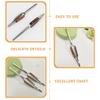 Beavorty 2pcs Stainless Steel Nail Art Pinching Clips Portable Manicure Fixing Tools for Nail Shaping for Professional Salons Home Use Essential Accessories view 4