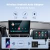 FitAlly Android Auto Wireless Adapter for OEM Wired AndroidAuto Car, 5Ghz WiFi Auto-Connect, Plug & Play USB-C to A/USB-C Cables, No Delay, for Android Phones view 2