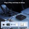 FitAlly Android Auto Wireless Adapter for OEM Wired AndroidAuto Car, 5Ghz WiFi Auto-Connect, Plug & Play USB-C to A/USB-C Cables, No Delay, for Android Phones view 3