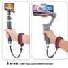 Rigdance Paracord Camera Wrist Strap Lanyard with Quick Release Screw for Insta 360 X5 X4 X3, DSLR Cameras, Action Cameras, Selfie Sticks (Black and Red) view 4