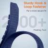 Bandletic Tactical Rugged Bands Compatible with Fitbit Versa 4 Bands, Soft Durable Military Nylon Solo Loop Sport Straps for Fitbit Versa 3/Sense 2/Sense, Large, Blue view 4