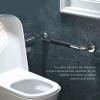 Glomora Shower Grab Bar, 304 Stainless Steel, Non - Slip Silicone Layer, Safety Handrail for Bathroom, Elderly, Pregnant Women view 4