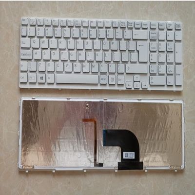 ZONTO White Laptop US UI Backlit Keyboard Compatible with Sony Vaio SVE151D11L SVE151D1EW SVE151D11M SVE151B11W SVE151E11L SVE151J13L