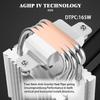Thermalright Assassin X 90 SE ARGB CPU Air Cooler, AX90SE ARGB, 2200RPM Speed,4 Heat Pipes, 92mm PWM Quiet Fan CPU Cooler, 118mm High,for AMD AM4 AM5/Intel 1700/1150/1151/1200, CPU PC Cooling view 2