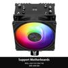 Thermalright Assassin X 90 SE ARGB CPU Air Cooler, AX90SE ARGB, 2200RPM Speed,4 Heat Pipes, 92mm PWM Quiet Fan CPU Cooler, 118mm High,for AMD AM4 AM5/Intel 1700/1150/1151/1200, CPU PC Cooling view 3