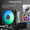 Thermalright Assassin X 90 SE ARGB CPU Air Cooler, AX90SE ARGB, 2200RPM Speed,4 Heat Pipes, 92mm PWM Quiet Fan CPU Cooler, 118mm High,for AMD AM4 AM5/Intel 1700/1150/1151/1200, CPU PC Cooling view 4