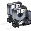 KCMYTONER 2 Pack Compatible for Dymo Rhino Pro IND Vinyl Label Tape 18443 3/8" 9mm Black on White Label for Rhino and 3M Label Maker Tape view 1