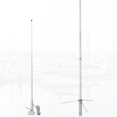 HYS 200W GMRS 460-470 MHz UHF 7.2 dBi UHF Base Antenna+VHF Marine Antenna Waterproof 3DBI 43.3inch Fiberglass Antenna