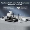 REOLINK 4K 16CH WiFi NVR with Wi-Fi 6 and 2.4/5 GHz Dual-Band WiFi, Built-in 2TB HDD, Support 16MP/12MP/8MP/5MP/4MP Reolink Cameras, 24/7 Recording Home Security Camera System, Not PoE Ports, RLN12W view 4