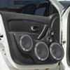 Taimmach 2pcs Car Titanium Tone Car Audio Speaker Cover 3" Mesh Subwoofer Grill Horn Glossy Guard Protector view 2