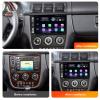 Double Din Car Stereo 9 Inch Car Audio Bluetooth Car Radio in-Dash Navigation Player for Benz M-Class ML 350 W163 1997~2005 Sat GPS Nav with 720P Backup Camera/Carplay/4G/Wifi/SWC/USB,Y1 1g+16g view 2