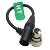 HangTon 24V Power Supply Extension Cable for LED Light ARRI RED Canon Sony Camera, XLR 4 Pin Male to XLR 4 Pin Female Right Angle 20cm view 4